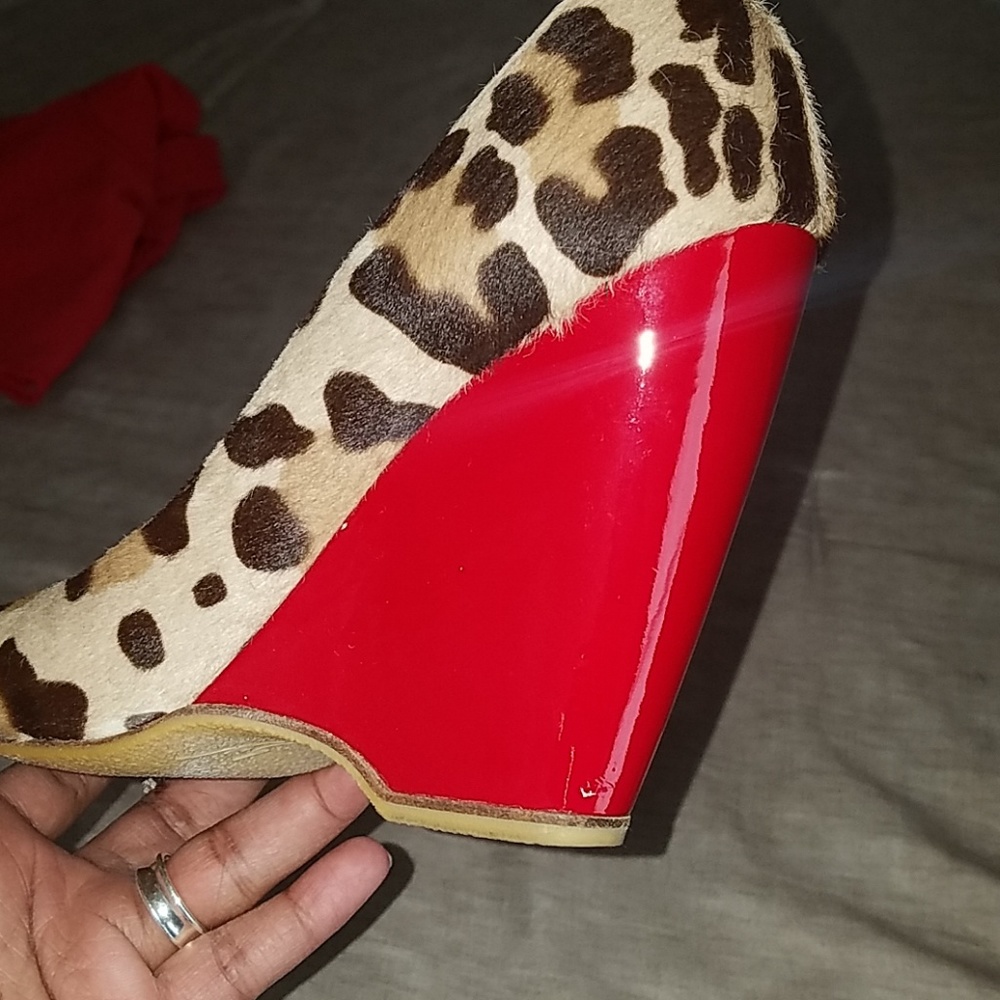 Guiseppe Zanotti Design Animal Print Wedge - Picture 4 of 7